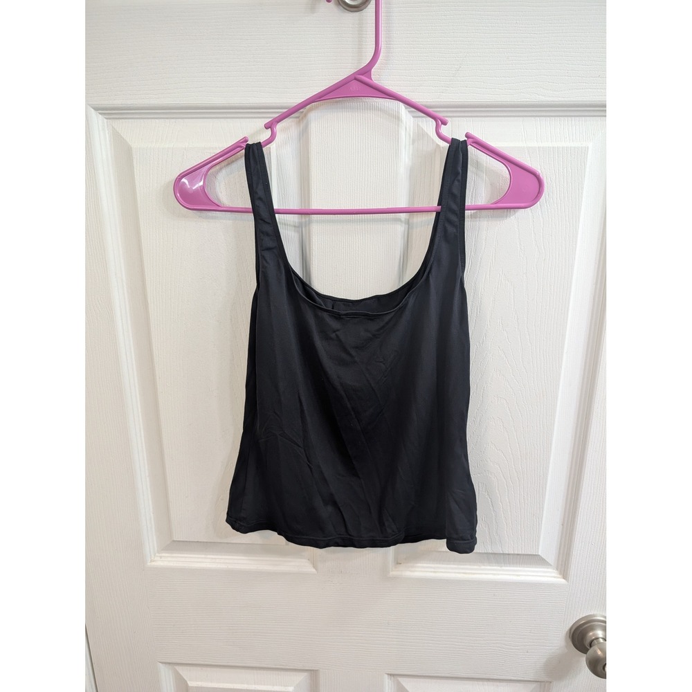 Cosabella Tank Top Womens Black Scoop Neck Made in Italy Stretch - Size M - Picture 2 of 5
